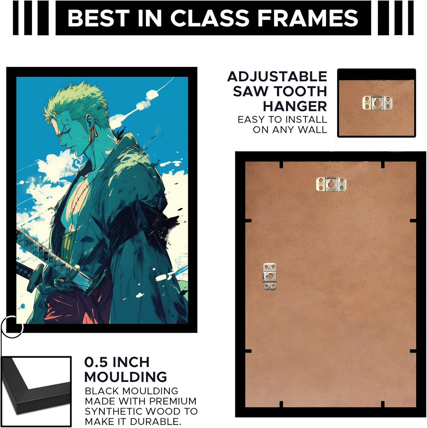 Haruka Sakura (Wind Breaker) Anime Framed Art